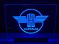 Preview: Hanomag Rundes Motiv LED Schild